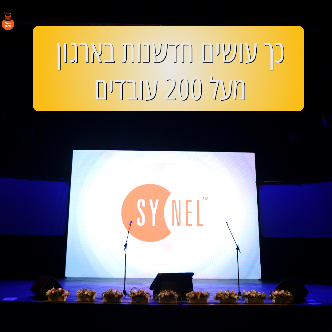 כך עושים חדשנות בארגון מעל 200 עובדים